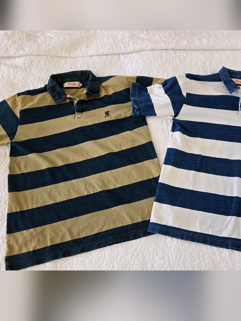 (2) Pringle of Scotland Polo Shirt MEDIUM